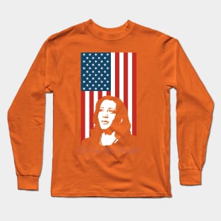 1st Female Vice President (Kamala Harris flag) Long Sleeve T-Shirt